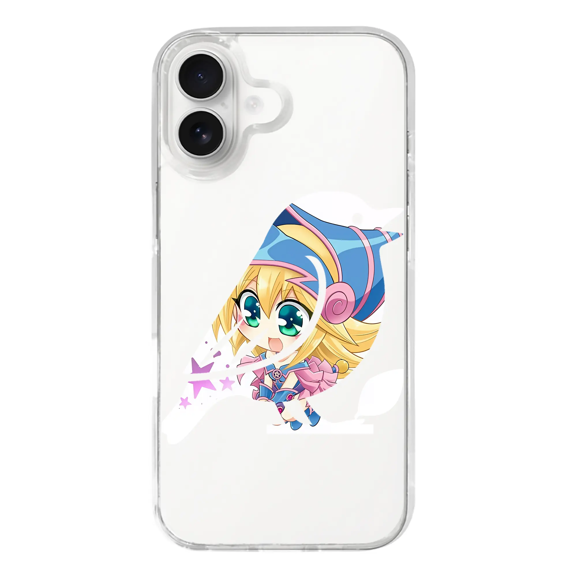 遊☆戯☆王 グッズ,黒魔導少女 - iPhone 17シリーズ 透明スマホケース – 薄型・耐衝撃・精密フィット保護カバー